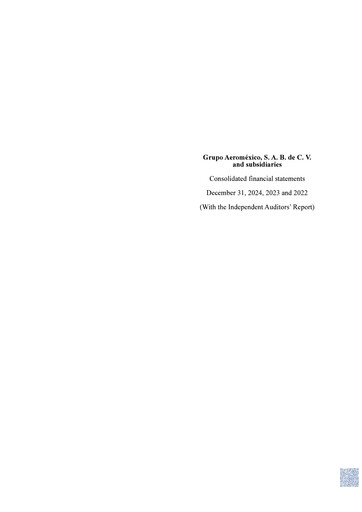 Thumbnail Grupo Aeromexico Financial Statement 2024