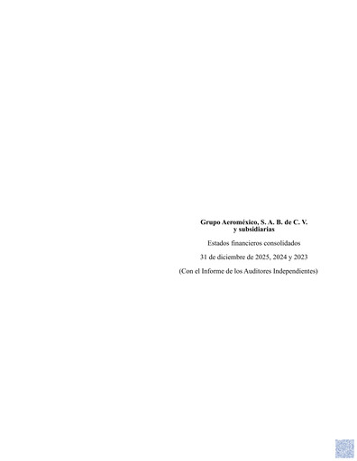 Vorschaubild Grupo Aeromexico Finanzmitteilung 2025