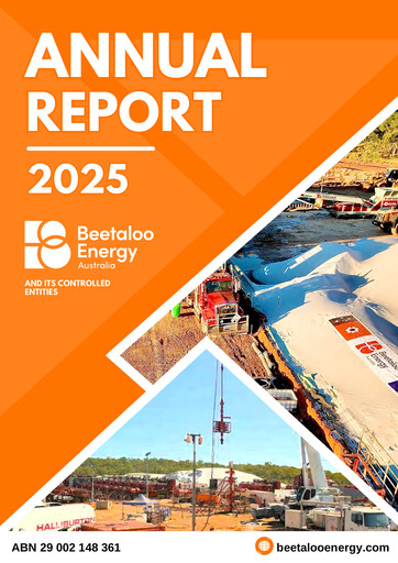 Thumbnail Beetaloo Energy Australia Annual Report 2025