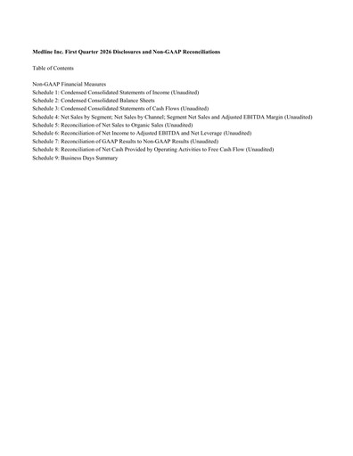 Thumbnail Medline Quarterly Report 2026-q1