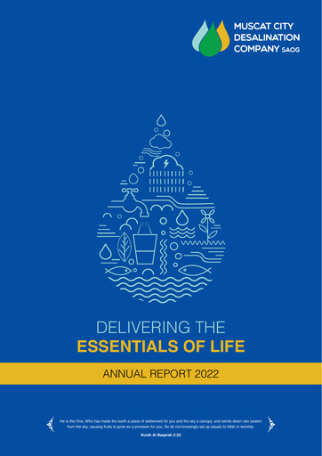 Thumbnail Muscat City Desalination Company Annual Report 2022