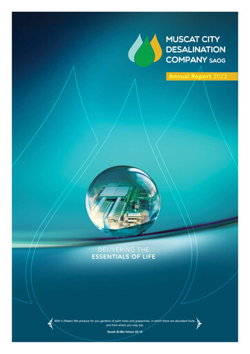 Thumbnail Muscat City Desalination Company Annual Report 2023