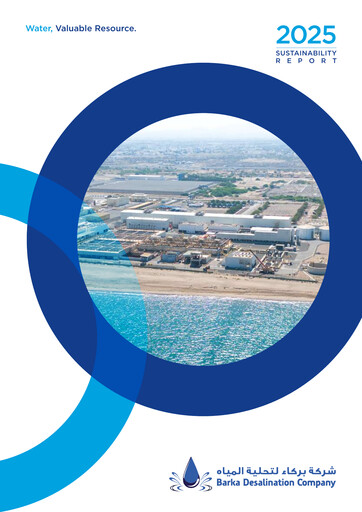 Thumbnail Barka Desalination Company Sustainability Report 2025