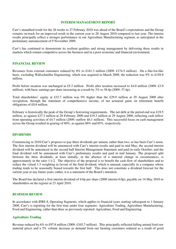 Thumbnail Fevara Half-year Report 2010-h1