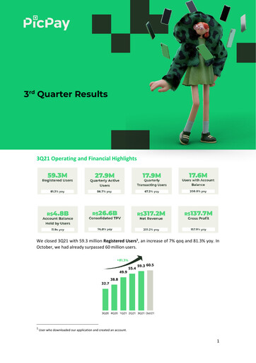 Thumbnail PicS N.V. (PicPay) Quarterly Report 2021-q3