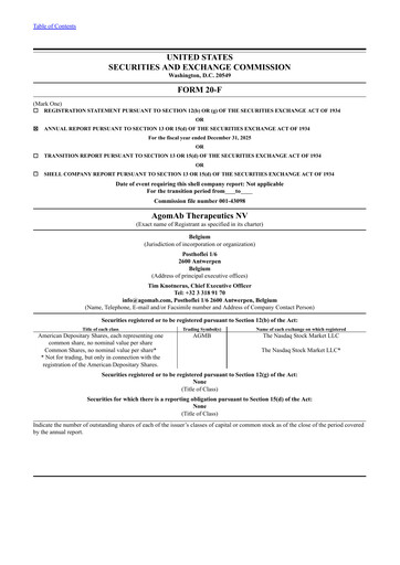 Thumbnail Agomab Therapeutics  Annual Report 2025