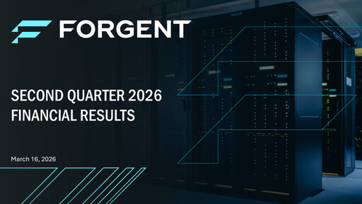 Thumbnail Forgent Power Solutions Quarterly Report 2026-q2