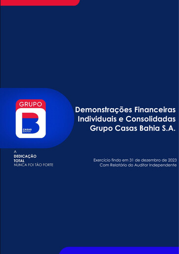 Thumbnail Grupo Casas Bahia S.A. Financial Statement 2023