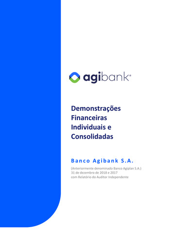 Thumbnail AGI Inc (Agibank) Financial Statement 2018