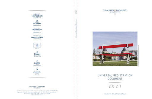 Thumbnail maison pommery & associes Universal Registration Document 2021