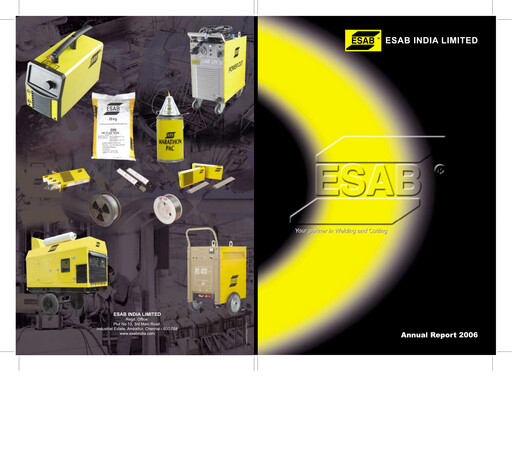 Thumbnail ESAB India Annual Report 2006