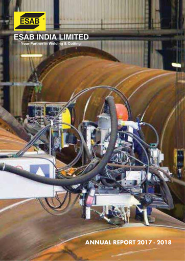 Thumbnail ESAB India Annual Report 2017-2018