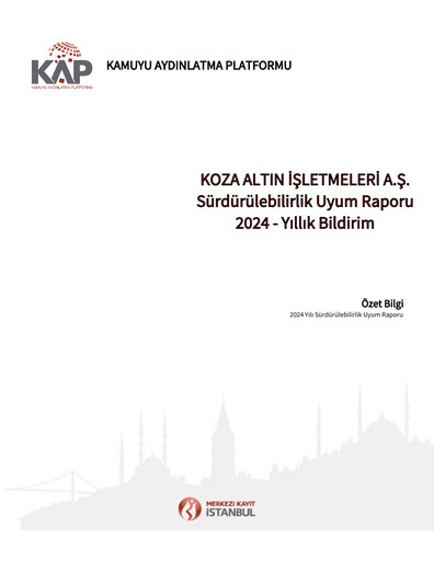 Thumbnail Turk Altin Isletmeleri A.S. ESG Report 2024