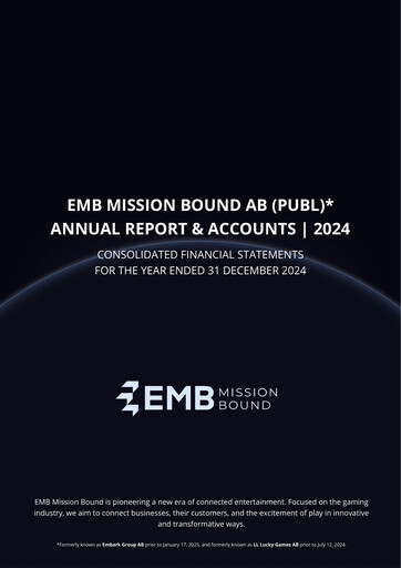 Miniature EMB Mission Bound AB (publ) Rapport annuel 2024