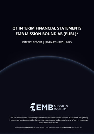 Miniature EMB Mission Bound AB (publ) Rapport trimestriel 2025-q1