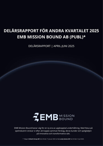 Miniature EMB Mission Bound AB (publ) Rapport trimestriel 2025-q2