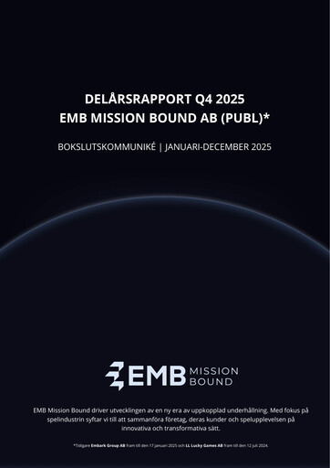 Miniature EMB Mission Bound AB (publ) Rapport trimestriel 2025-q4