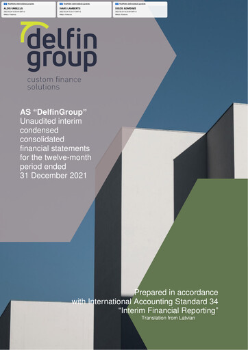 Thumbnail DelfinGroup AS Financial Report 2021