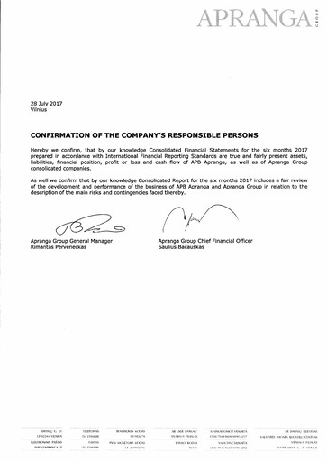 Thumbnail APB Apranga Half-year Report 2017-h1