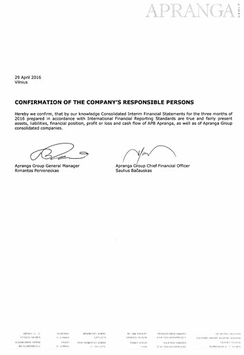 Thumbnail APB Apranga Quarterly Report 2016-q1