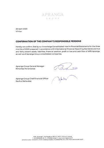 Thumbnail APB Apranga Quarterly Report 2020-q1