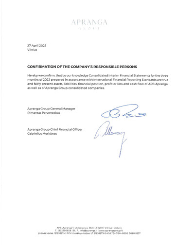 Thumbnail APB Apranga Quarterly Report 2022-q1