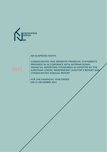 Thumbnail AB KN Energies Annual Report 2021