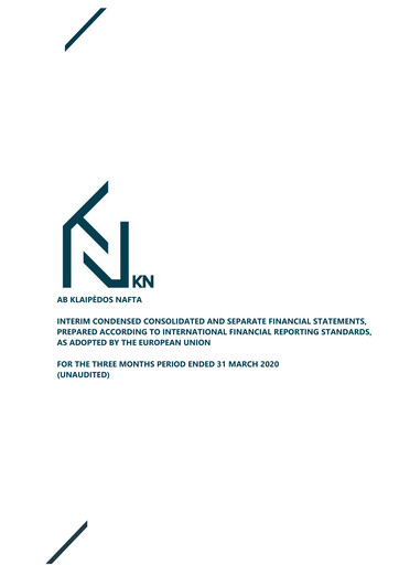 Thumbnail AB KN Energies Quarterly Report 2020-q1