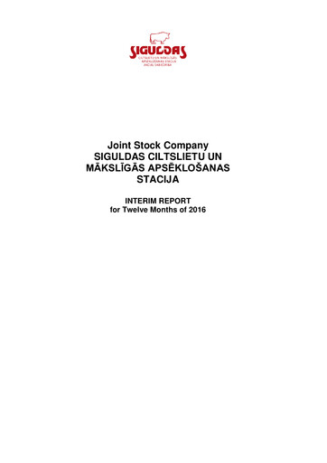 Thumbnail AS Siguldas Ciltslietu Un Maksligas Apseklosanas Stacija Financial Report 2016