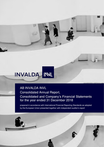 Thumbnail Invalda INVL, AB Annual Report 2018