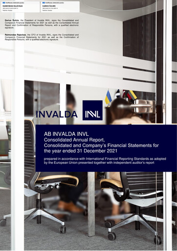 Thumbnail Invalda INVL, AB Annual Report 2021