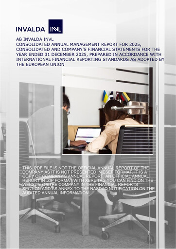 Thumbnail Invalda INVL, AB Annual Report 2025