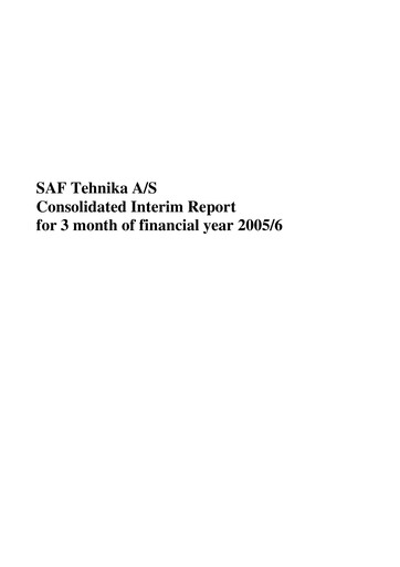 Thumbnail SAF Tehnika A/S Quarterly Report 2005-2006-q1