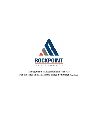 Vorschaubild Rockpoint Gas Storage Quartalsbericht 2026-q2