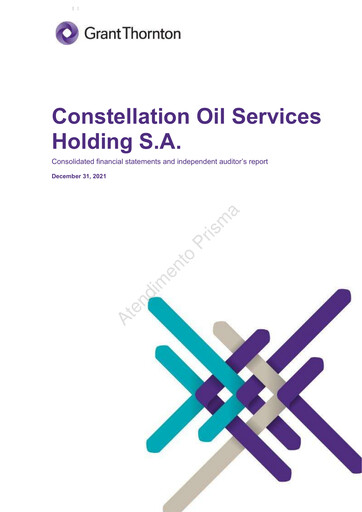 Thumbnail Constellation Oil Services Holding Financial Statement 2021