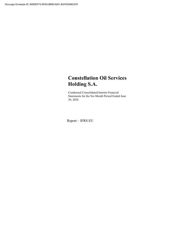 Vorschaubild Constellation Oil Services Holding Halbjahresbericht 2026-h1