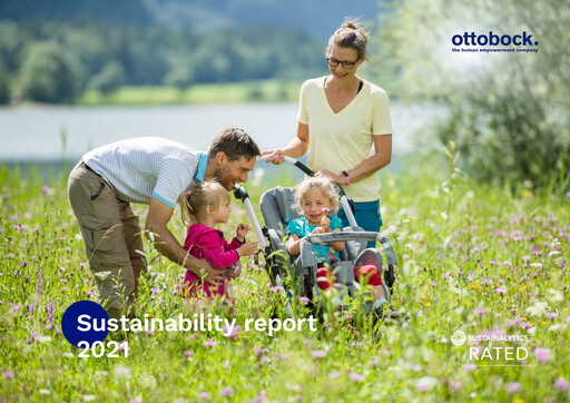 Vorschaubild Ottobock Nachhaltigkeitsbericht 2021