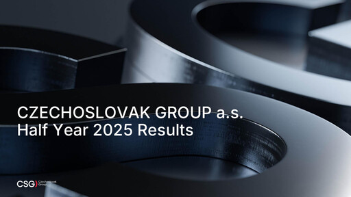 Vorschaubild CSG N.V. (The Czechoslovak Group) Halbjahresbericht 2025-h1