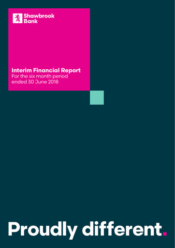 Thumbnail Shawbrook Group PLC Half-year Report 2018-h1