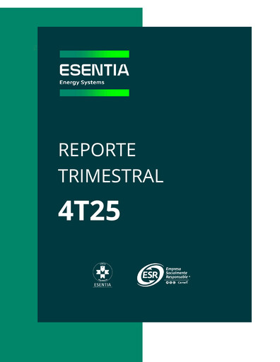 Thumbnail Esentia Energy Systems Quarterly Report 2025-q4
