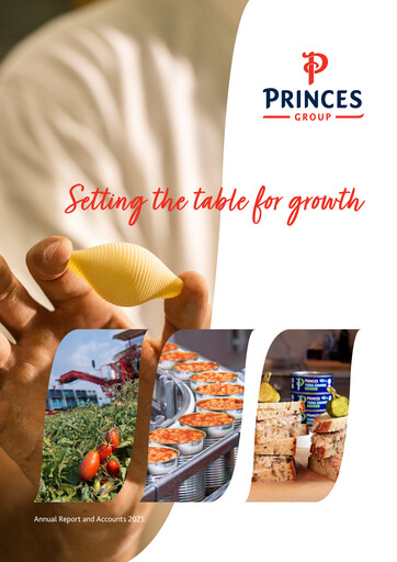 Thumbnail Princes Group plc Annual Report 2025