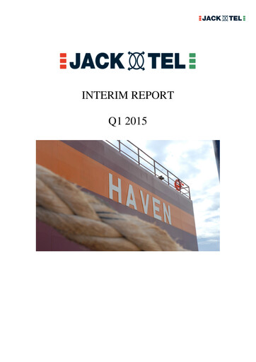 Vorschaubild Jacktel AS Quartalsbericht 2015-q1