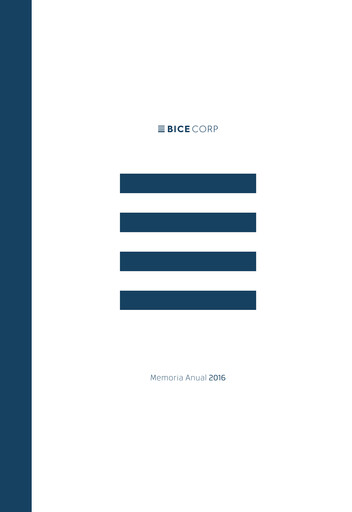Miniature Bicecorp Rapport annuel 2016