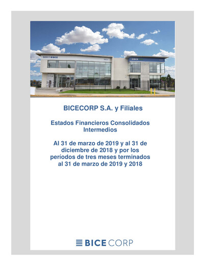 Miniature Bicecorp Rapport trimestriel 2019-q1