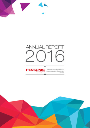 Thumbnail Pensonic Holdings Berhad Annual Report 2016