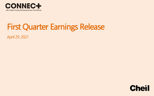 Miniature Cheil Worldwide Inc. Rapport trimestriel 2021-q1