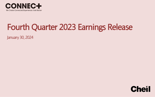 Miniature Cheil Worldwide Inc. Rapport trimestriel 2023-q4