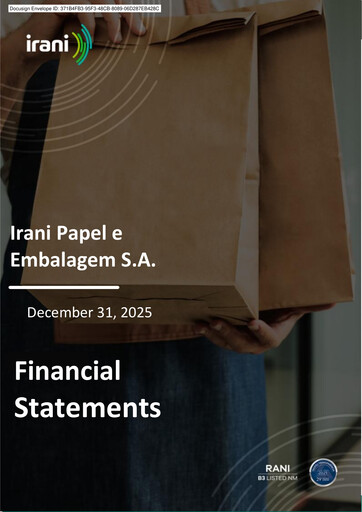 Vorschaubild Irani Papel e Embalagem S.A. Finanzmitteilung 2025