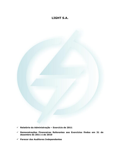 Vorschaubild Light S.A. Finanzmitteilung 2011