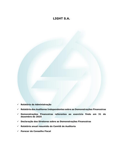 Vorschaubild Light S.A. Finanzmitteilung 2025